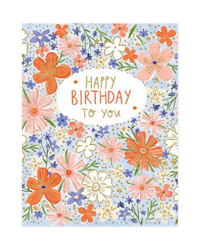 Carte A4 Happy Birthday to you
