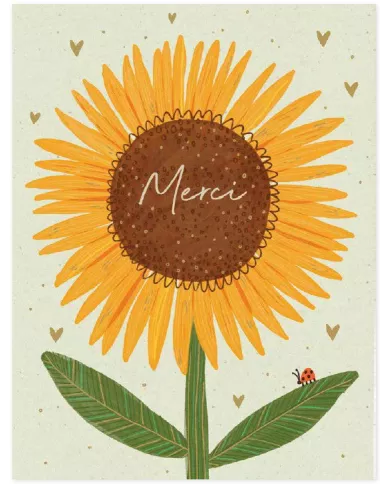 Carte A4 Merci