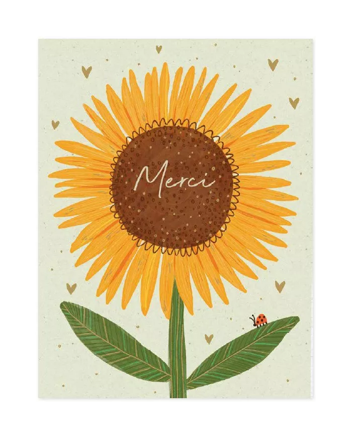 Carte A4 Merci