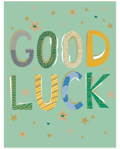 Carte A4 Good Luck