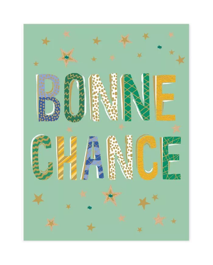 Carte A4 Bonne Chance