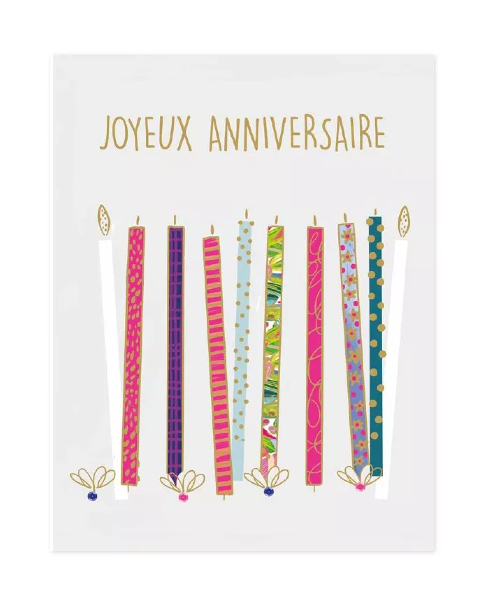 Carte A4 Joyeux Anniversaire