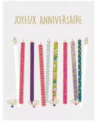 Carte A4 Joyeux Anniversaire