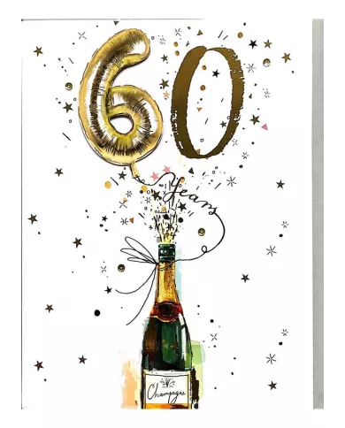 Carte A4 60 ans