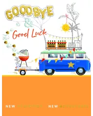 Carte A4 Goodbye & Good Luck
