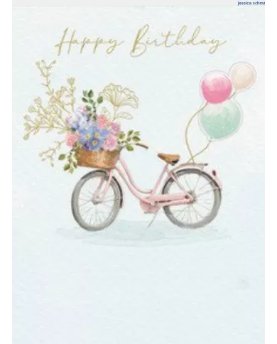 Carte A4 Happy Birthday