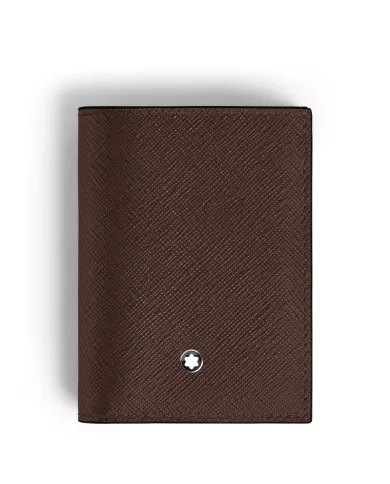 Mini Portefeuille 4cc en Cuir Sartorial