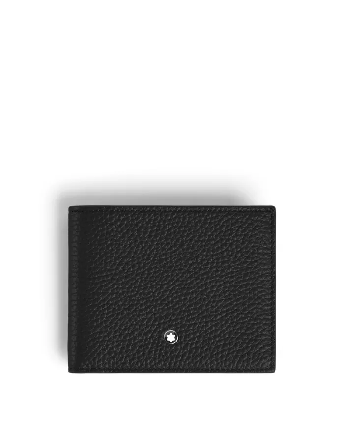 Portefeuille 4cc avec Porte-Monnaie en Cuir Grainé