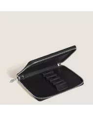 Étui pour 5 Instruments d'Écriture Zippé en Cuir Sartorial