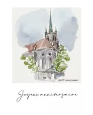 Carte A4 - Joyeux Anniversaire - PALUD