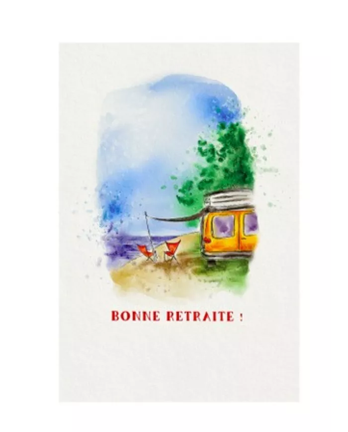 Carte A4 - Bonne retraite