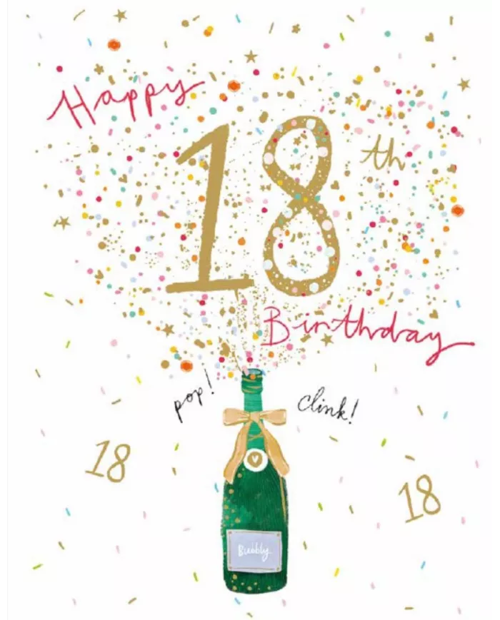 Carte A4 18 ans