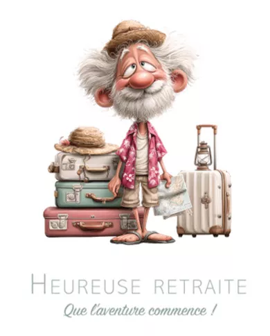 Carte A4 - Retraite - G-P + valise