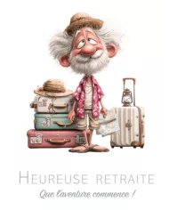 Carte A4 - Retraite - G-P + golf