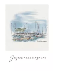 Carte A4 - Sincères condoléances