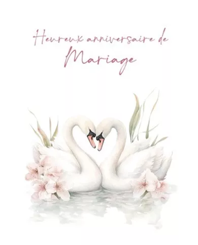 Carte B6 - Heureux anniversaire de Mariage