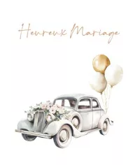 Carte B6 - Heureux anniversaire de Mariage