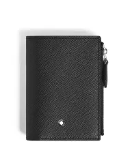 Mini Portefeuille Vertical 6cc en Cuir Sartorial