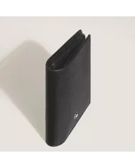 Mini Portefeuille Vertical 6cc en Cuir Sartorial