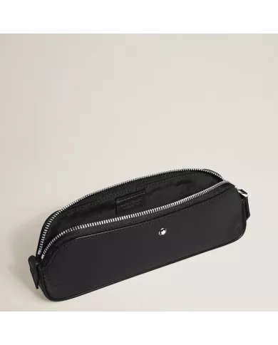 Trousse de voyage petit format en cuir Sartorial