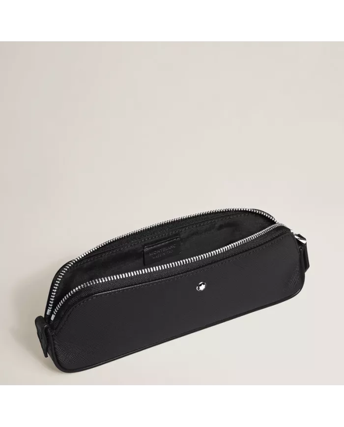 Trousse de voyage petit format en cuir Sartorial