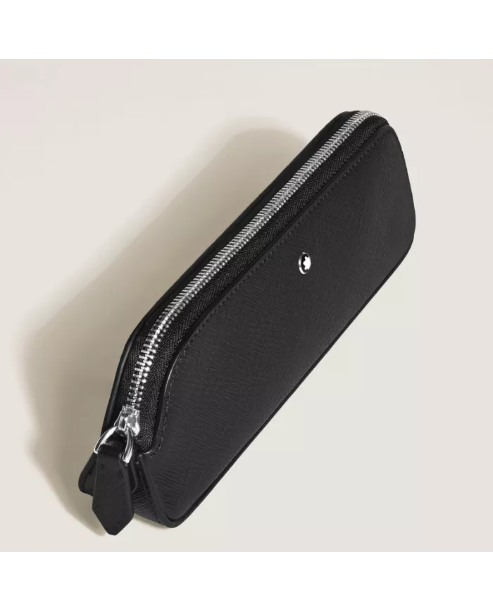 Trousse de voyage petit format en cuir Sartorial
