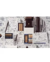 Stylo Bille 849™ Toile de Jouy Blanc