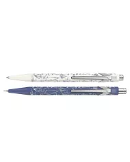 Set Stylo Bille & Porte-Mine 849™ Toile de Jouy Blanc & Bleu
