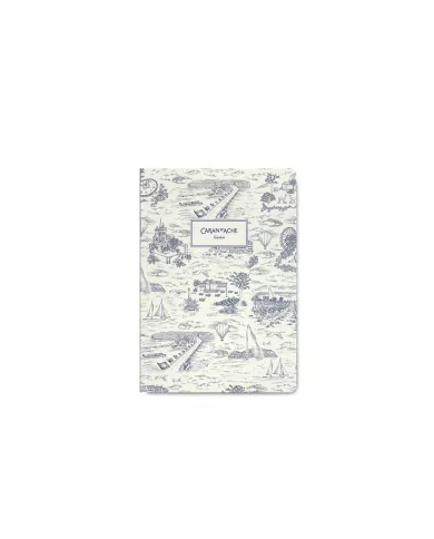 Carnet A5 Ligné Toile de Jouy