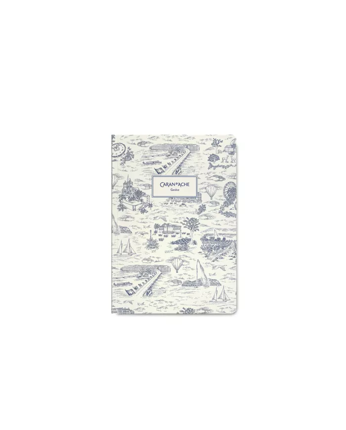 Carnet A5 Ligné Toile de Jouy