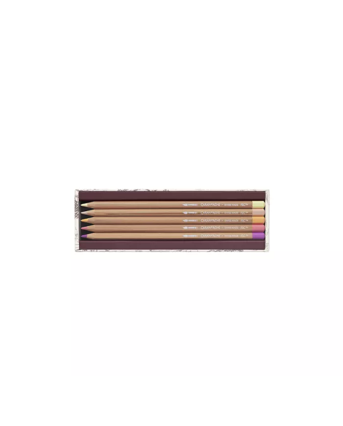 Set 10 Crayons de Couleur Toile de Jouy