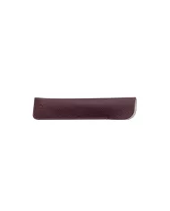 Set Stylo Plume Léman™ Toile de Jouy & Étui en Cuir Bordeaux