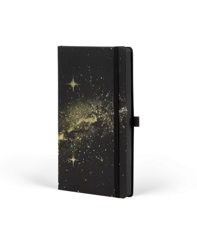 Notebook Total Black Milky Way Gold