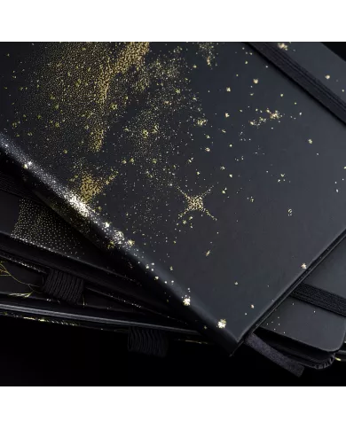 Notebook Total Black Milky Way Gold