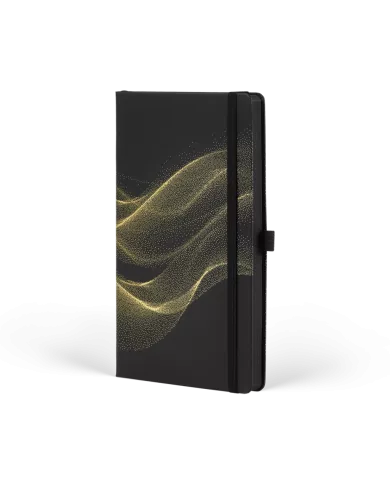 Notebook Total Black Holo Gold