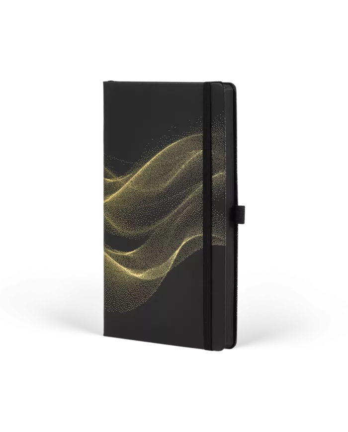 Notebook Total Black Holo Gold