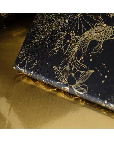 Notebook Total Black Goldfish Gold