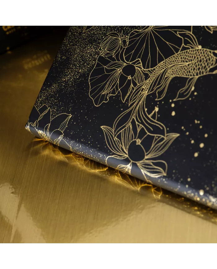 Notebook Total Black Goldfish Gold