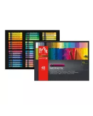 Coffret en bois de 84 crayons Pastel