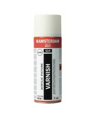 Spray de vernis acrylique brillant Amsterdam 114 400 ml