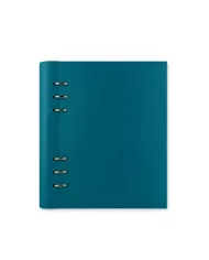 Clipbook A5 simili cuir bleu petrol