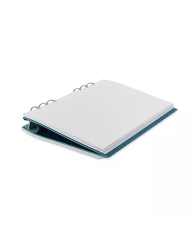 Clipbook A5 simili cuir bleu petrol