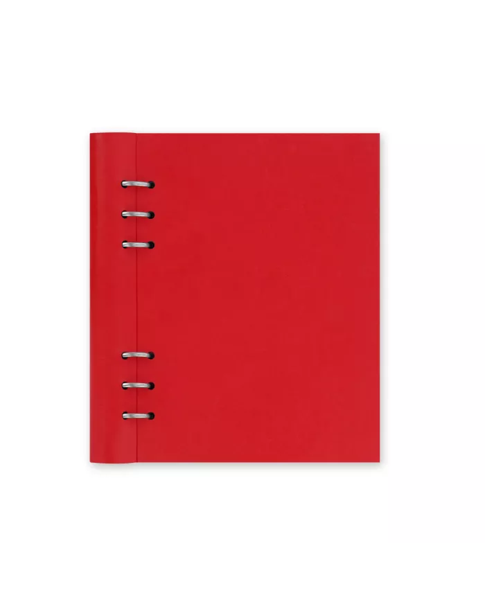 Clipbook A5 simili cuir rouge