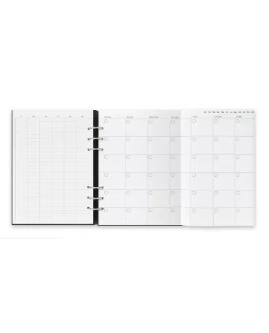 Clipbook A5 simili cuir rouge