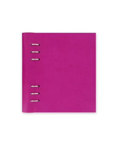 Clipbook A5 simili cuir fuchsia