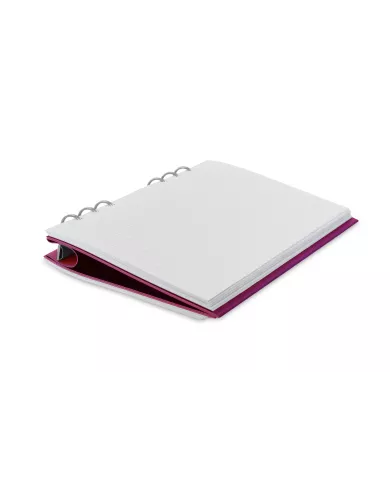 Clipbook A5 simili cuir fuchsia