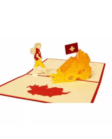 Carte "3D" fromage suisse