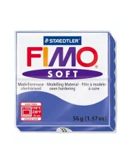 Fimo soft 57g bleu windsor, pacifique et brillant