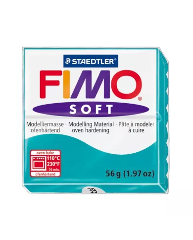 Fimo soft 57g menthe et petrol