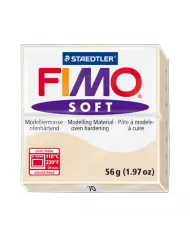 Fimo soft 57g brun chocolat, caramel, cognac et sahara